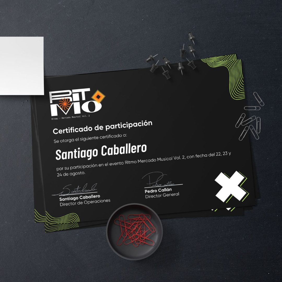Certificado Físico Ritmo Vol. 2